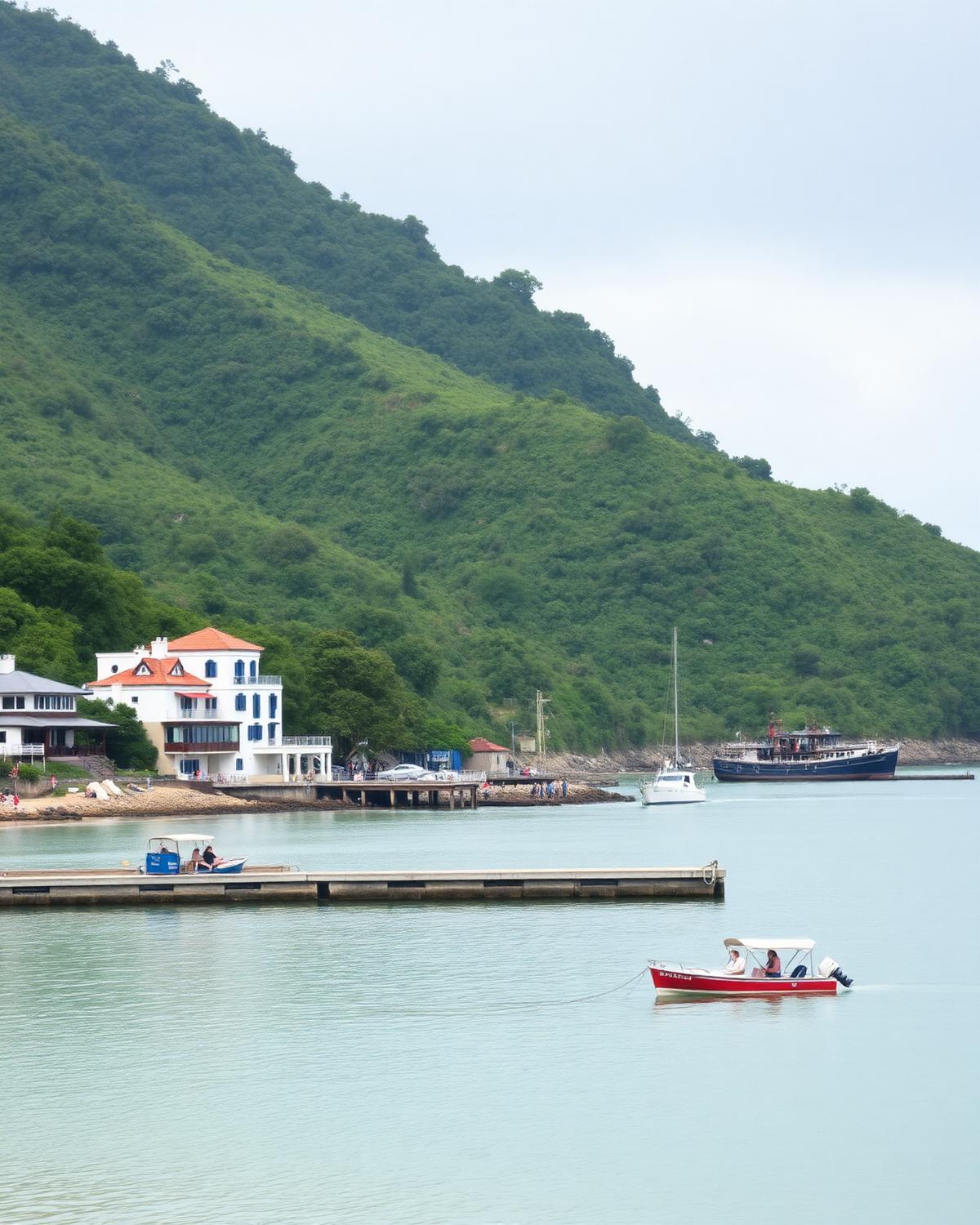 Paisagem de Porto Belo, litoral de Santa Catarina